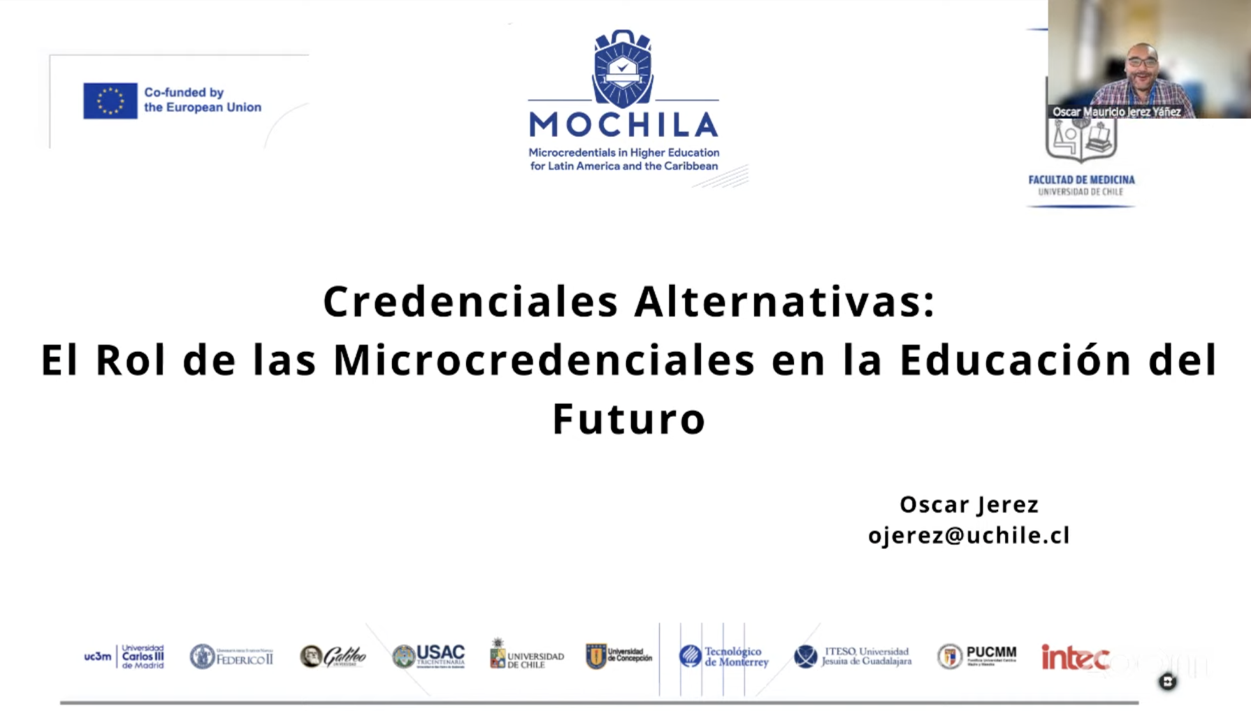 Proyecto MOCHILA presente en seminario internacional sobre credenciales digitales